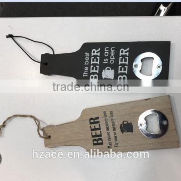 Wooden beer bottle openers personalized decoration