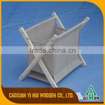 White Wooden Hanging Magazine Rack
