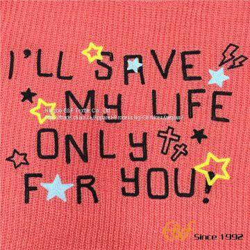 Ordinary Style Girl Sweater With Embroidery photo-5