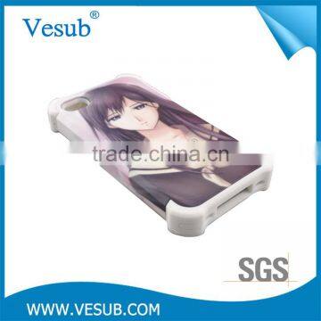 Cartoon Pattern Printing Ultra-Thin Rugged 3d Sublimation Case For IPhone 4 photo-3