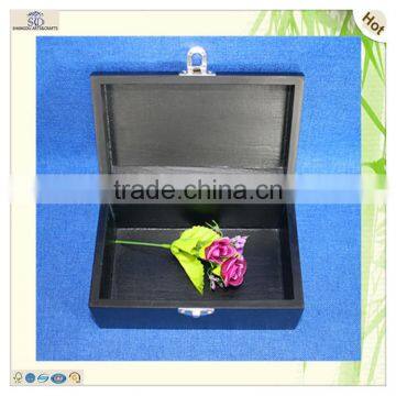 Set Lock Soft Decorative Paulownia Wooden Box photo-3