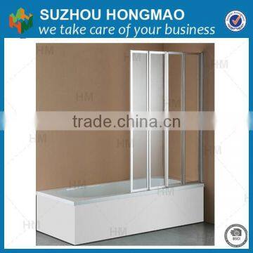 Aluminum Frame Bathroom Folding Bath Screen