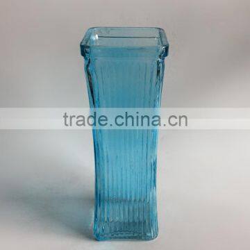 Wholesale Vertical Stripes Multicolor Glass Vase/glassware photo-2