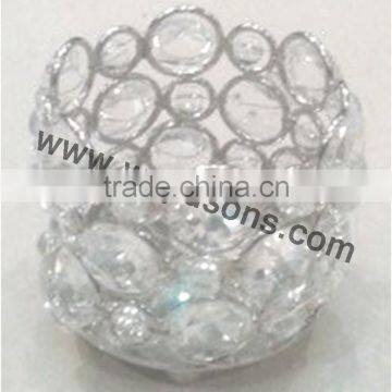 BEAUTIFUL EUROPEAN COLLECTION CRYSTAL VOTIVE CANDLE HOLDERS photo-6