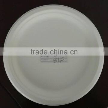 Biodegradable 10 " Round Disposable Sugarcan Bagasse Dinner Plate photo-2