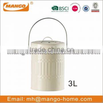 Stainless Steel Metal Indoor Compost Bin photo-4