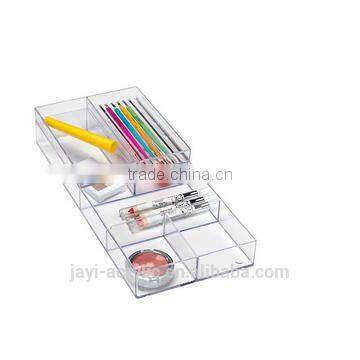 Crystal Small Stacking Acrylic Organizer Storage Tray Great for Cosmetics Jewelry Makeup photo-3