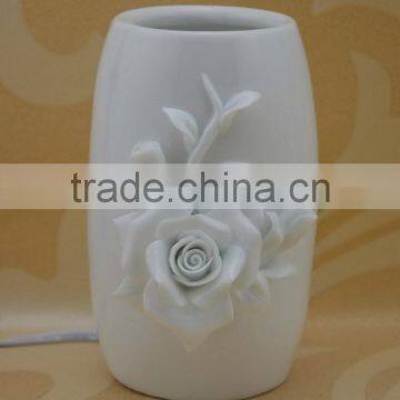 White Ceramic Table Lamp Different Size Factory Supply photo-2