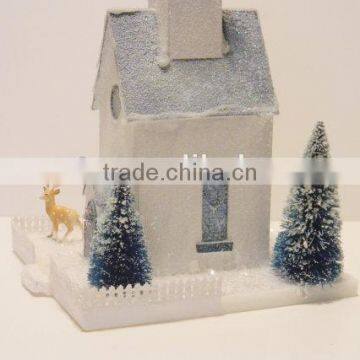 Vintage Putz House Church Pattern & Instructions Christmas Village photo-3