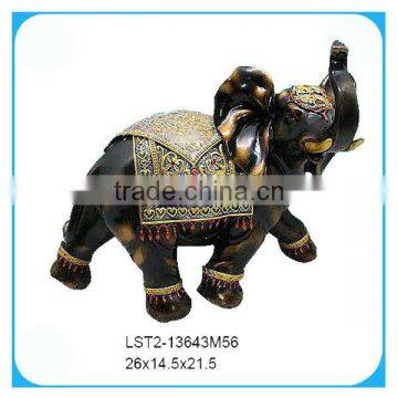 Modern home decoration resin elephant figurines