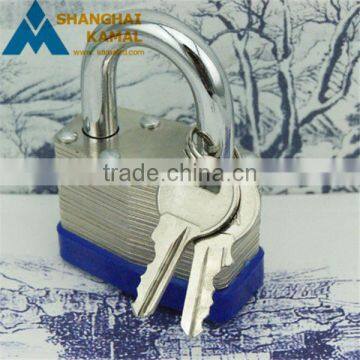 Laminated padlock for container