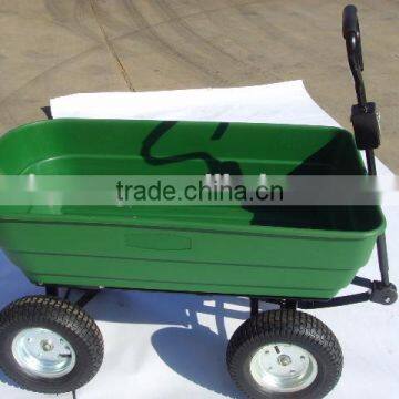 LARGE HEAVY DUTY GARDEN HOUSEHOLD 4 WHEEL UTILITY DUMP TRUCK WHEELBARROW TIPPER TC4253 photo-3