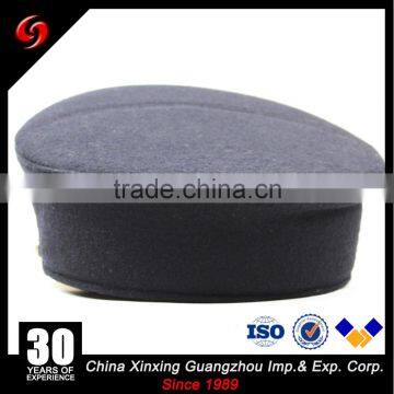Hand Made 100% Cotton Navy Military Uniform Officer Peaked Caps photo-3