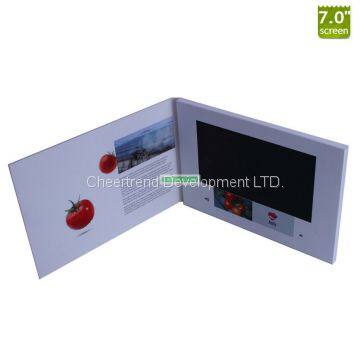 Launching new products function 7'' LCD Video Brochure for promtions