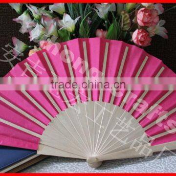 Cheap Spanish Wood Fans Mixed Colors Have Stock photo-3