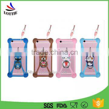 High Quality Universal Silicone Phone Holder Silicone Cover Ultra-Thin Phone Case for Iphone 6 Case Custom photo-3