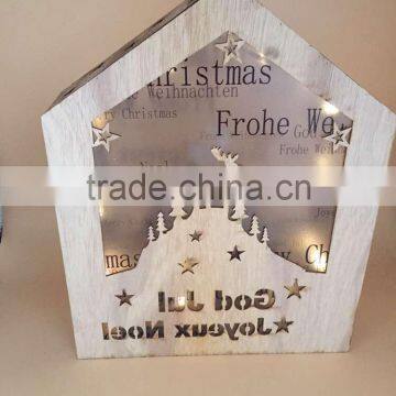 2016 Christmas Cut Wooden Deco Laser Cutting Light Tray photo-3