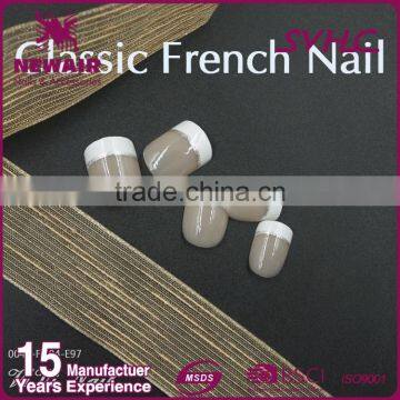 New Air Nail Art French Nail Tips With Glue Colorful photo-4