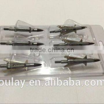 6pcs/ Package NAP Arrow Points /Receivers 100 Grain Trophy Arrowheads 2" Cut For Hunting photo-6