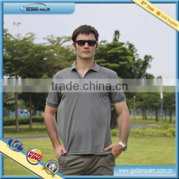 Simple blank mens golf shirt, European shift polo t-shirts for muscle man