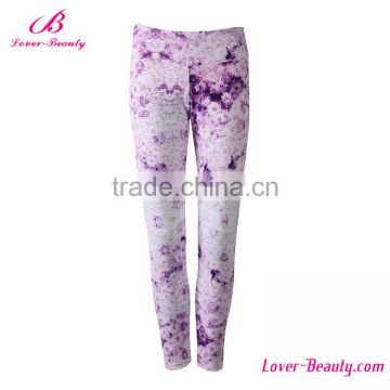 Free shipping purple slim high waist 92%Polyester 8%Spandex leggings