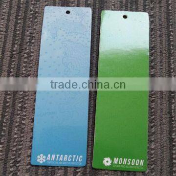 2017 china custom fancy garment paper hang tags