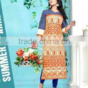 LADIES COTTON PRINTED KURTI photo-3
