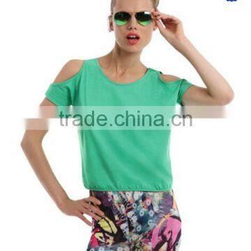 Custom good quality fashion t shirts for girls