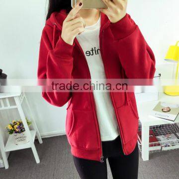 Popular Life Inside Brush Fleece Zipper Hoodie (CVC60/40) photo-3
