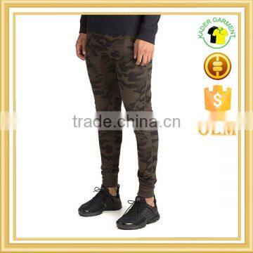 Hot sale track pant fashion camo slim fit joggers mens sports wear