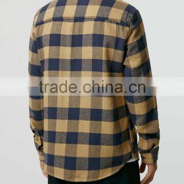 Buffalo Check Long Sleeve Casual Overshirt