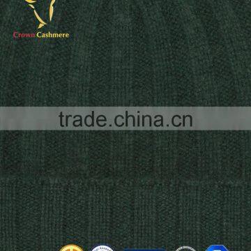 Best Selling Rib Fashion 100 Cashmere Beanie Hats photo-2