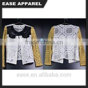 Multi Colour Hand Crochet Flower Design Hotsale Fashion Sweater photo-2