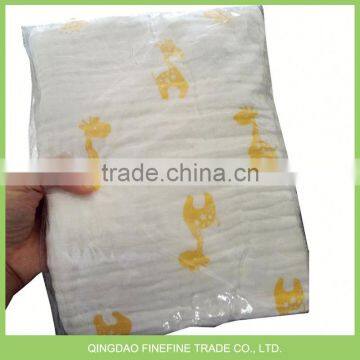 Super Soft Bamboo Fibre Muslin Baby Swaddle Blanket photo-3