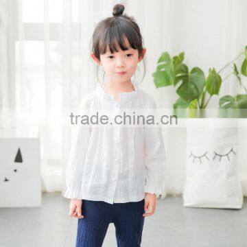 S60609B 2017 Newly Spring Autumn Girls Blouse Children Chiffon Shirt photo-3
