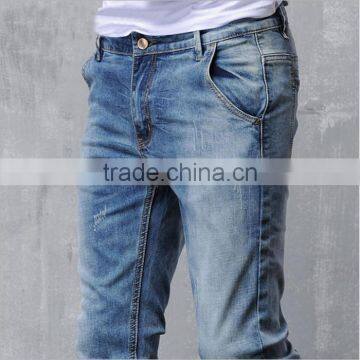 Denim Cargo Man Pants Men Jeans Designed Trousers With Customied OEM Service photo-4