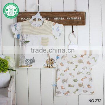 100% Cotton Summer Custom Cartoon Printing Newborn Baby T-shirt Clothes photo-2