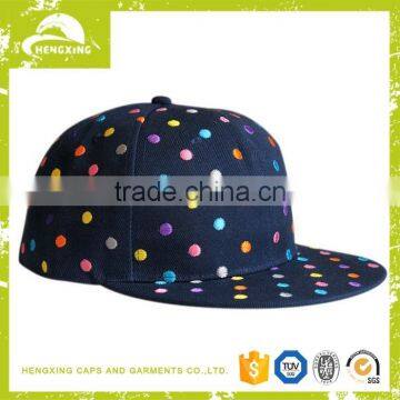 Fashion durable top low profile snapback hat