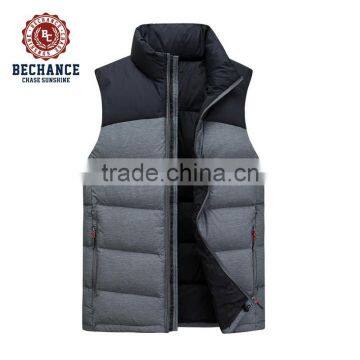 mens fashion nylon padded waistcoat