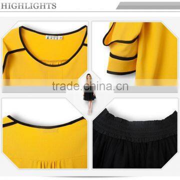 Latest Fashion Blouse Design,sexy Lady Chiffon Blouse & Top Design,long Sleeve Blouse for Ladies photo-6