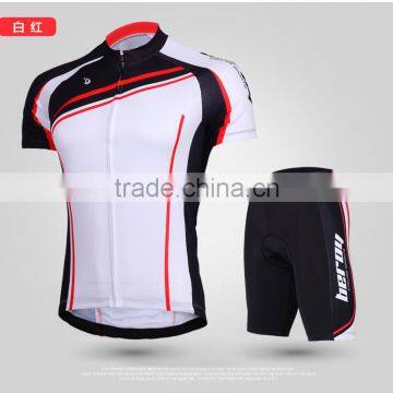 BEROY Man's Bulk Wholesale Cycling Suits, Fast Drying Set Short Sleeve Cycling Clothing Suit photo-3