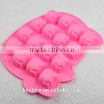 Wholesale High Quantity Eco-friendly Kitty Shape Silicone Chocolate Mould,soap Mold,diy Cake Mould photo-2