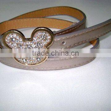 rhinestone wedding belt with mickey buckle
