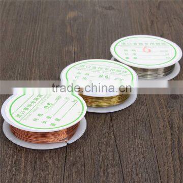 Ecellent Quality 0.6mm Jewelry Accessories Cord Silver Gold Plated Copper Wire Craft Beads Jewelry Making DIY Essential photo-3