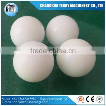 Wearable 25.4 mm plastic solid nylon ball