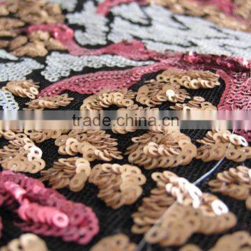 Sequins Fabric 3mm Sequins Fabric Lace Fabric photo-5
