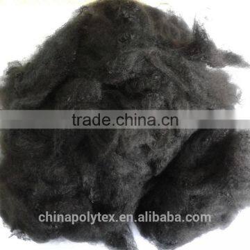 Solid recycled polyester staple fiber 6Dx64MM for geotextile