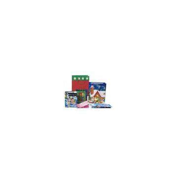 Rope handle kids gift packaging 157, 210, 250 gsm C1S Personalized Christmas Gift Bags