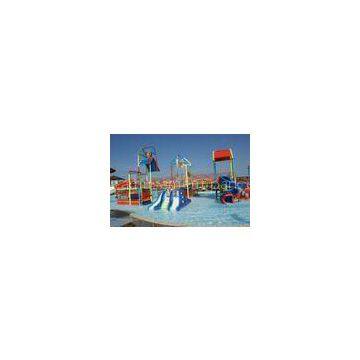 Outdoor Kids Water Playground With Water Curtain , Water Theme Park