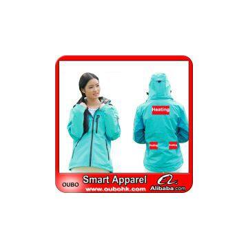 Softshell jacket With Automatic Battery Heating System Electric Heating Clothing Warm OUBOHK